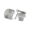 Non-Tarnish 304 Stainless Steel Stud Earring Findings LS-STAS-Q225-06A-2