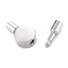 Tarnish Resistant 304 Stainless Steel Bayonet Clasps STAS-P285-03P-3