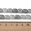 Baking Paint Crackle Glass Beads Strands DGLA-N019-01B-03-2