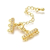 Rack Plating Brass Lobster Claw Clasps KK-F883-18KCG-2