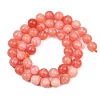 Natural Dyed White Jade Beads Strands GG-CBAEB22-B01-8mm-13-5