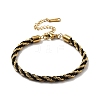 Twisted Nylon Cord Bracelets for Women BJEW-V007-01G-04-2