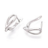 Brass Hoop Earring Findings KK-N267-27P-3