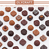 Olycraft 60Pcs 15 Styles Imitation Food Resin Decoden Cabochons RESI-OC0001-50-4
