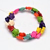 Dyed Synthetic Turquoise Beads Strands G-M152-01-B-2