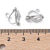 SHEGRACE Brass Clip-on Earring Findings XGR0141P-138P-3