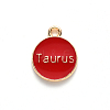 Alloy Enamel Pendants ENAM-S124-01A-07C-3
