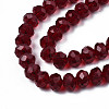 Glass Beads Strands EGLA-A034-T1mm-D32-4