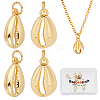 10Pcs Brass Pendants KK-BBC0001-52G-1