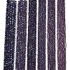 Electroplate Opaque Solid Color Glass Beads Strands EGLA-A044-P1mm-L11-2