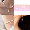 100Pcs 10 Colors Acrylic Pendants PALLOY-CJ00058-7