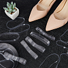 CRASPIRE 12 Pairs 3 Style Transparent TPU Anti-Loose Shoelace for High-heeled Shoes FIND-CP0001-95-4