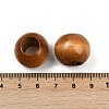 Spray Painted Wood European Beads WOOD-F017-05B-3