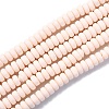 Handmade Polymer Clay Beads Strands LS-CLAY-N008-008-01-5