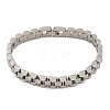 Non-Tarnish 304 Stainless Steel Thick Link Chain Bracelet BJEW-G649-10C-P-1