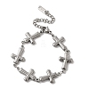 304 Stainless Steel Link Bracelets for Women BJEW-Q041-01B-P-2