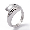 Tarnish Resistant Unisex 304 Stainless Steel Finger Rings RJEW-K233-09B-P-3