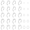 DIY Blank Adjustable 304 Stainless Steel Finger Rings Making Kits DIY-AN0001-22-1