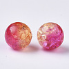 Transparent Crackle Acrylic Beads LS-CACR-N002-09-2
