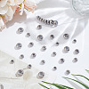 48Pcs 4 Styles Stainless Steel Beads STAS-ME0002-44-4