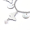 304 Stainless Steel Charms Anklets AJEW-AN00287-3