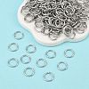 Tarnish Resistant 304 Stainless Steel Open Jump Rings STAS-E067-07-8mm-5