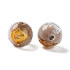 Handmade Gold & Silver Foil Lampwork Beads GLAA-G107-07B-07-3