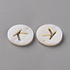 Natural Freshwater Shell Pendants SHEL-Q311-008K-2