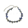 Natural Sodalite Chips Beaded Bracelet TJ9442-6-1