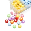 245Pcs 7 Colors Opaque Acrylic Beads MACR-YW0001-76A-3