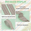 5 Yards Polycotton Jacquard Arrow Ribbon OCOR-WH0078-173B-4