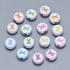 Craft Acrylic Horizontal Hole Letter Beads SACR-S201-11X-1