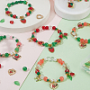 DIY Strawberry & Cherry Charm Bracelets Sets DIY-SC0031-58-7
