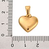 304 Stainless Steel Pendants STAS-P278-01D-G-1-3