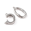 Brass Fold Over Clasps KK-U016-11P-2