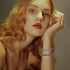 6Pcs 6 Colors Resin Evil Eye Braided Bead Bracelets Set BJEW-FI0001-46-7