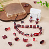 125G Gradient Color Transparent Glass Beads GLAA-TA0003-58D-6