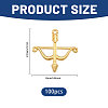 100Pcs Tibetan Style Alloy Pendants FIND-CA0010-59G-2