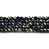 Electroplate Glass Beads Strands LS-GLAA-H021-01A-HP09-2