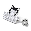 Cartoon Style Cat Enamel Pins JEWB-Q041-02D-3