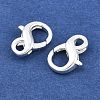 Rack Plating Brass Double Lobster Claw Clasps KK-G416-53S-01-2