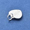 925 Sterling Silver Heart with Capital Letter Charms STER-S009-13I-S-2