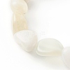 Natural White Moonstone Beaded Stretch Bracelets for Kids X-BJEW-JB06250-02-4