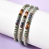 Natural Amazonite & Non-magnetic Hematite Beaded Adjustable Bracelets for Unisex BJEW-K251-09U-3