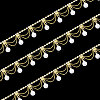 Glass Rhinestone Cup Chains CH-WH0014-01G-1