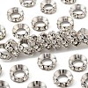 Brass Rhinestone Spacer Beads RSB094-1-1