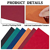 12Sheets 6 Colors Jewelry Flocking Cloth DIY-CY0004-14A-5