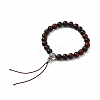Buddhist Jewelry Wood Beaded Stretch Bracelets Making BJEW-JB05786-01-1