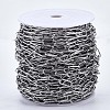 Tarnish Resistant 304 Stainless Steel Paperclip Chains CHS-N001-02P-2