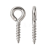Tarnish Resistant 304 Stainless Steel Screw Eye Pin Peg Bails STAS-L234-165A-P-1